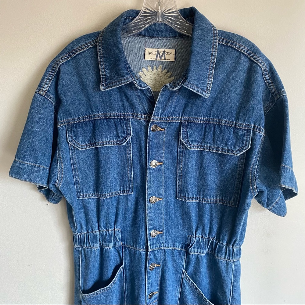 Free People No Bad Days Marci Embroidered Coveralls - Picture 5 of 15